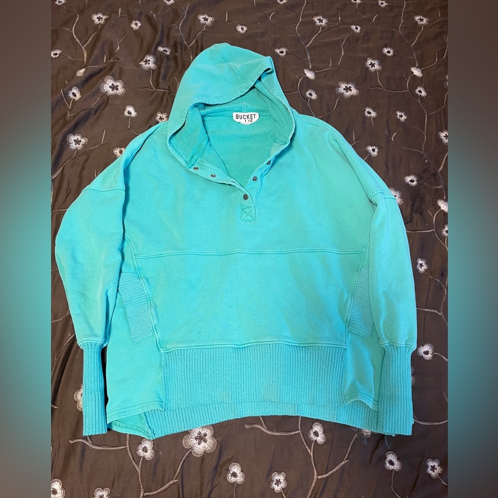 BUCKETLIST Teal Pullover Hoodie